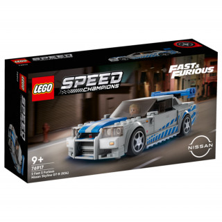 LEGO Speed Champions 2 Fast 2 Furious Nissan Skyline GT-R (R34) (76917) Igračka