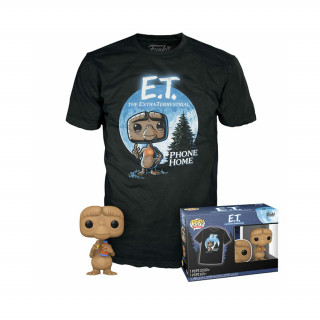 Funko Pop! & Tee (Adult): E.T. - E.T. with Candy (Special Edition) Vinyl Figura i Majica (L) Merch