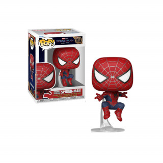 Funko Pop! Marvel: Spider-Man No Way Home - Spider Man Friendly Neighborhood (Leaping) #1158 Bobble-Head Vinyl Figura Merch