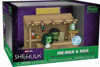 Funko Mini Moments: She-Hulk - She-Hulk & Hulk Vinyl Figurák Merch
