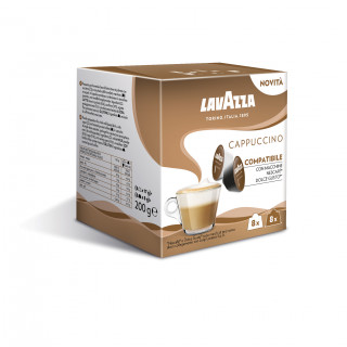 Lavazza Cappuccino Dolce Gusto kompatibilne kapsule 8+8 200g Dom