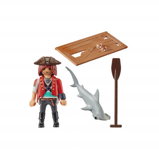 Playmobil Pirat sa splavom i glavom čekića (70598) Igračka