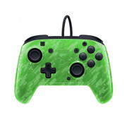 PDP Face-off Deluxe Switch Kontroller + Audio Camo Green 