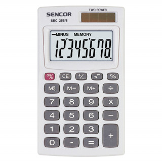 Sencor SEC 255/8 DUAL Pocket Calculator PC
