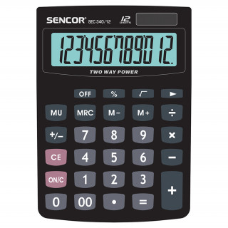 Sencor SEC 340/12 DUAL Desktop Calculator PC