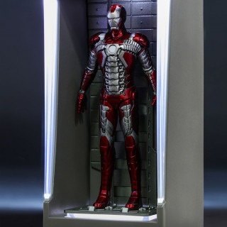 Hot Toys Marvel Miniature: Iron Man 3 (Mark 5 with Hall of Armor) Figura Igračka