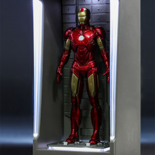 Hot Toys Marvel Miniature: Iron Man 3 (Mark 4 with Hall of Armor) Figura Igračka