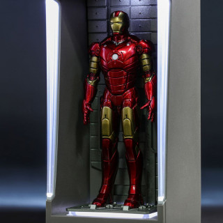 Hot Toys Marvel Miniature: Iron Man 3 (Mark 3 with Hall of Armor) Figura Igračka