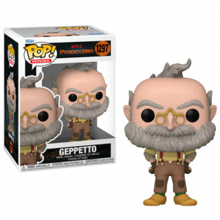 Funko Pop! #1297 Movies: Pinocchio (Netflix) - Geppeto Vinyl Figura Merch