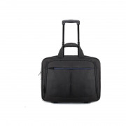 TOO 15.6" black rolling notebook bag 