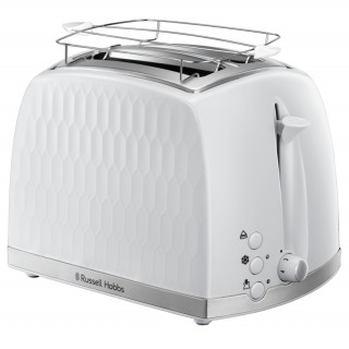 Russell Hobbs 26060-56/RH Honeycomb White Toaster Dom