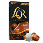 Douwe Egberts L`OR caramel Nespresso compatible 10 coffee capsules 