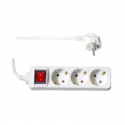 TOO PSW-330S 3 sockets 3 meters 3x1.5mm2 white distributor with switch 