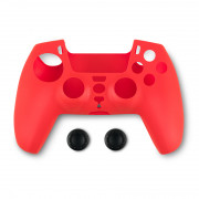 Spartan Gear - Kontroler Silikonska zaštitna torbica i ručke za palac - Crvena (PS5) 