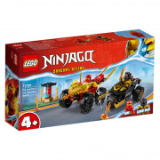 LEGO NINJAGO Dvoboj Kaija u autu i Rasa na motociklua (71789) 
