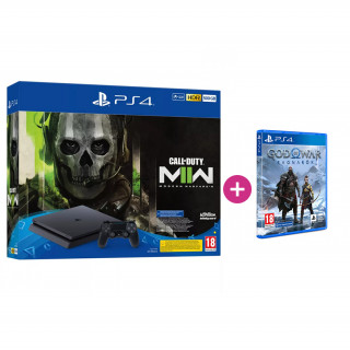 Playstation 4 (PS4) Slim 500GB + Call of Duty Modern Warfare 2 + God of War: Ragnarök PS4