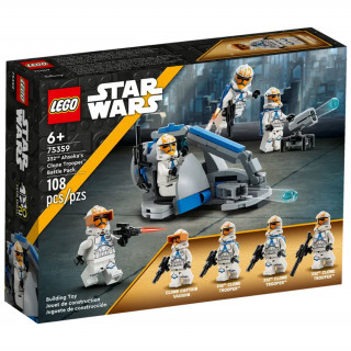 LEGO Star Wars: Bojni komplet s Ashokinim kloniranim vojnikom™ iz 332. postrojbe (75359) Igračka