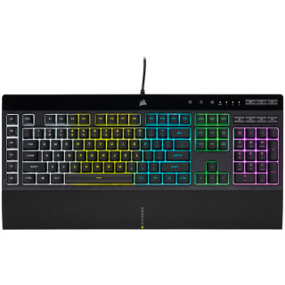 Corsair K55 RGB PRO tipkovnica USB QWERTY engleski crna (CH-9226765-NA) PC