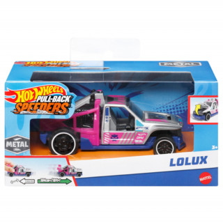 Hot Wheels - Pullback Speeders - Mali automobil Lolux (HPT04 - HPR76) Igračka