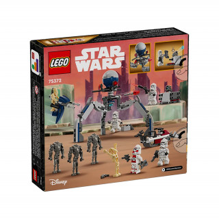 LEGO® Star Wars™ Ratnikom klonovima i borbenim paketom Battle Droid (75372) Igračka