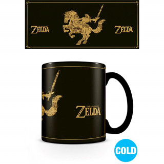 Pyramid The Legend Of Zelda: Map Silhouette - šalica koja mijenja toplinu Merch