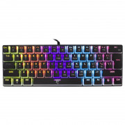 WHITE SHARK GK-2202B/R-US ASHIKO engleska 60% crna mehanička (crveni prekidač) gaming tipkovnica 