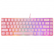 WHITE SHARK RONIN-P WS GK-2201P-US gaming tipkovnica, 68 tipki roza (engleski) 