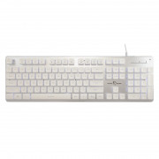 WHITE SHARK TACHI-W/US WS GK-003241W-US gaming tipkovnica, 104 tipke bijela (engleska) 