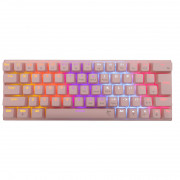 WHITE SHARK W029928 WAKIZASHI-P/BL-US roza mehanička gaming tipkovnica, plavi prekidači. (Engleski) 