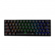 WHITE SHARK W029932 Premium KAIKEN-B/R-US bežični meh. gaming tipkovnica, 63 crvene tipke. crna (engleski) 