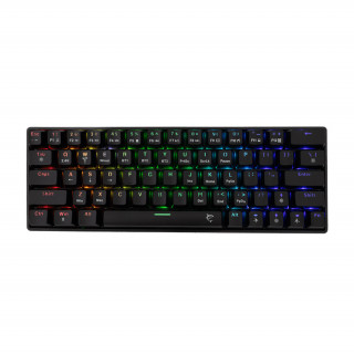 WHITE SHARK W029932 Premium KAIKEN-B/R-US bežični meh. gaming tipkovnica, 63 crvene tipke. crna (engleski) PC