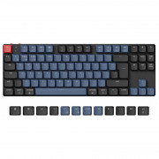 Keychron K1 Pro Bluetooth / USB-C engleski Gateron niskog profila MX 2.0 mehanička smeđa mehanička tipkovnica crno-plava 