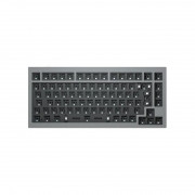 Keychron Q1 zamjenjivo RGB pozadinsko osvjetljenje ISO USB tipkovnica za igranje barebone siva 