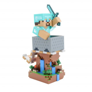 Cable Guys - Minecraft: Steve in Diamond Gaming Držač za kontroler i mobilni telefon Merch