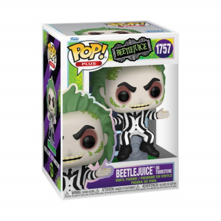 Funko Pop! Plus: Beetlejuice - Beetlejuice on Tombstone #1757 Vinyl Figura Merch
