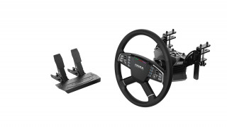 Moza Racing volan - Simulator kamionske vožnje za PC (kamion/traktor, DD, R5 baza, TSW volan, SR-P Lite papučica, stezaljka) Više platforma