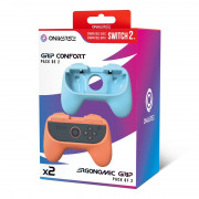 ONIVERSE - Nintendo Switch 2 - 2 pakiranja ergonomskih ručki - narančasta / plava 