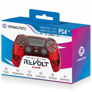ONIVERSE - bežični Revolt Bluetooth kontroler - Mars Red PS4
