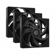 ID-Cooling  hladnjak 12 cm - AF-125-K TRIO (29,85 dB, maks. 132,94 m3/h, 4-pinski, PWM, 3 x 12 cm, ARGB LED, crni) 