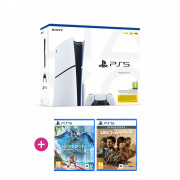PlayStation 5 (Slim) + Horizon: Forbidden West + Uncharted: Legacy of Thieves Collection 