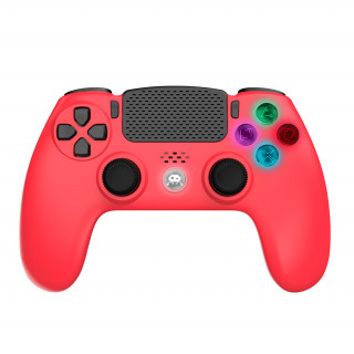 Freaks and Geeks - PS4 bežični LED kontroler - Crveni (140142) PS4