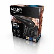 Adler AD2244 Hair dryer, 2000W, , ionic function, black-gold 