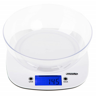 Mesko MS3165 5kg/1g white  kitchen scale Dom