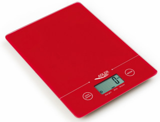 ADLER AD3138 kitchen scale, red Dom