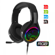 Slušalice Spirit of Gamer - PRO-H8 RGB (MultiPlatforma, mikrofon, 3,5 mm utičnica, kontrola glasnoće, kabel od 2 m, crne) 