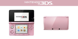 Nintendo 3DS (pink) + Nintendogs & Cats Golden Retriever and New Friends 3DS