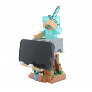 Cable Guys - Minecraft: Steve in Diamond Gaming Držač za kontroler i mobilni telefon Merch