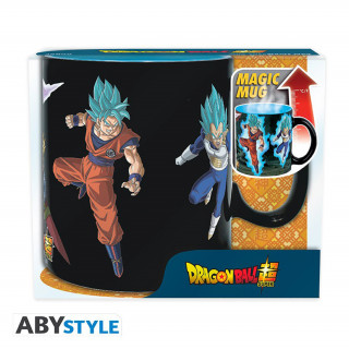 DRAGON BALL SUPER - Šalica za promjenu topline - 460 ml - Saiyans vs Black Merch