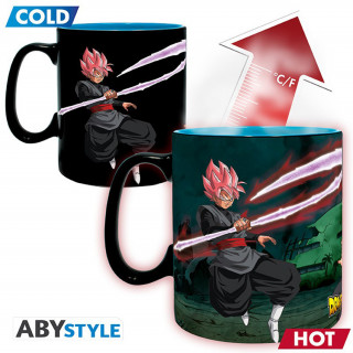 DRAGON BALL SUPER - Šalica za promjenu topline - 460 ml - Saiyans vs Black Merch
