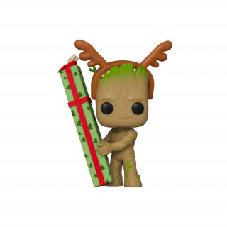 Funko Pop! Marvel: The Guardians of the Galaxy Holiday Special - Groot #1105 Bobble-Head Vinyl Figura Merch